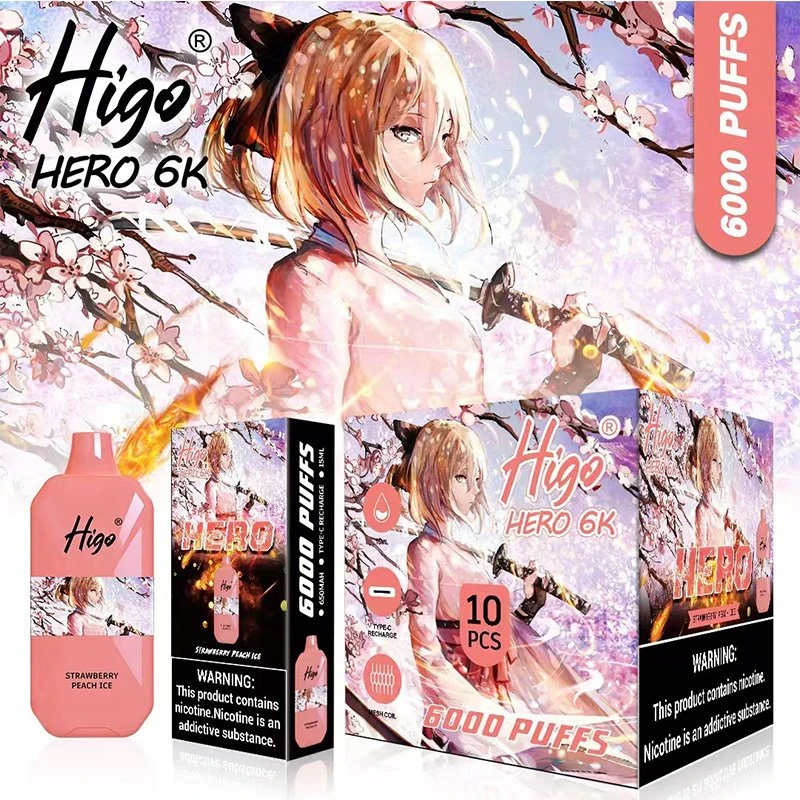 Higo HERO 6000 electroic cigarette disposable vape