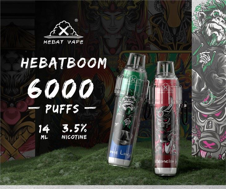 Thuốc lá điện tử Hebat Vape 6000 Puffs Boom