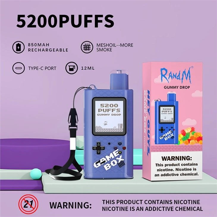 Vape hộp trò chơi Randm 5200