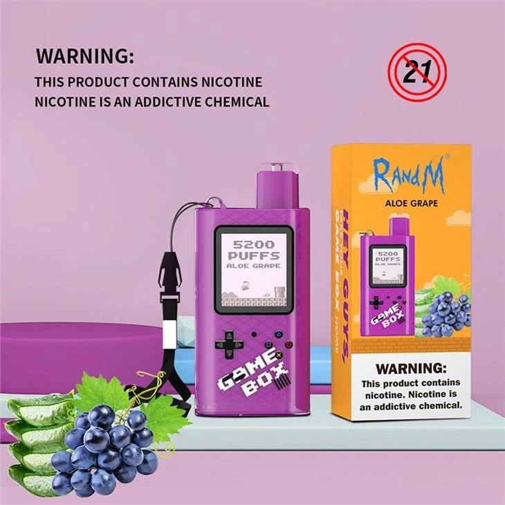 Hộp trò chơi Randm 5200 Puff Vape dùng một lần