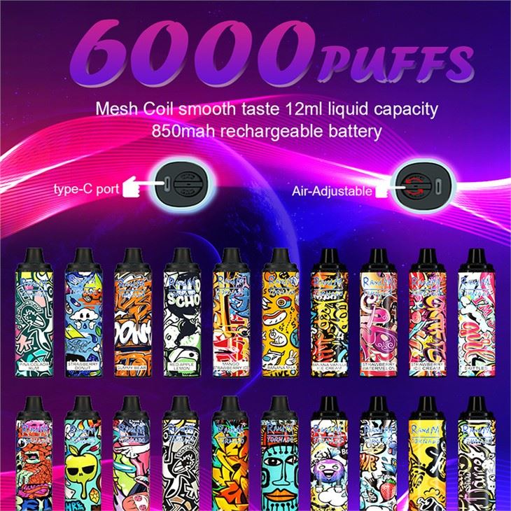 Ngẫu nhiên Tornado 6000 Vape Pod