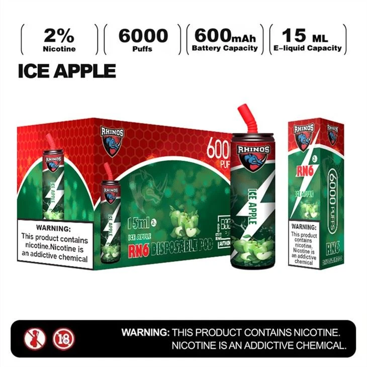Vape dùng một lần của Rhinos 6000 Puffs
