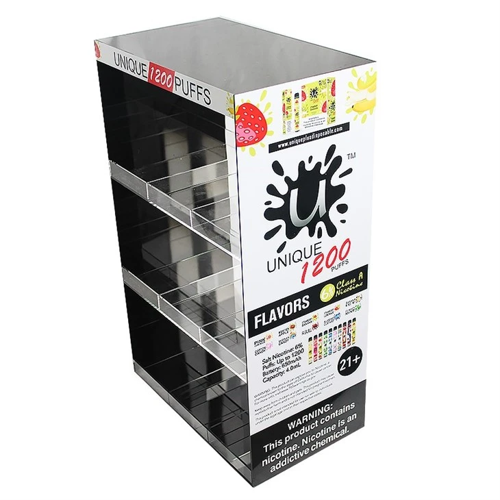 Đế trưng bày thuốc lá điện tử xoay acrylic
