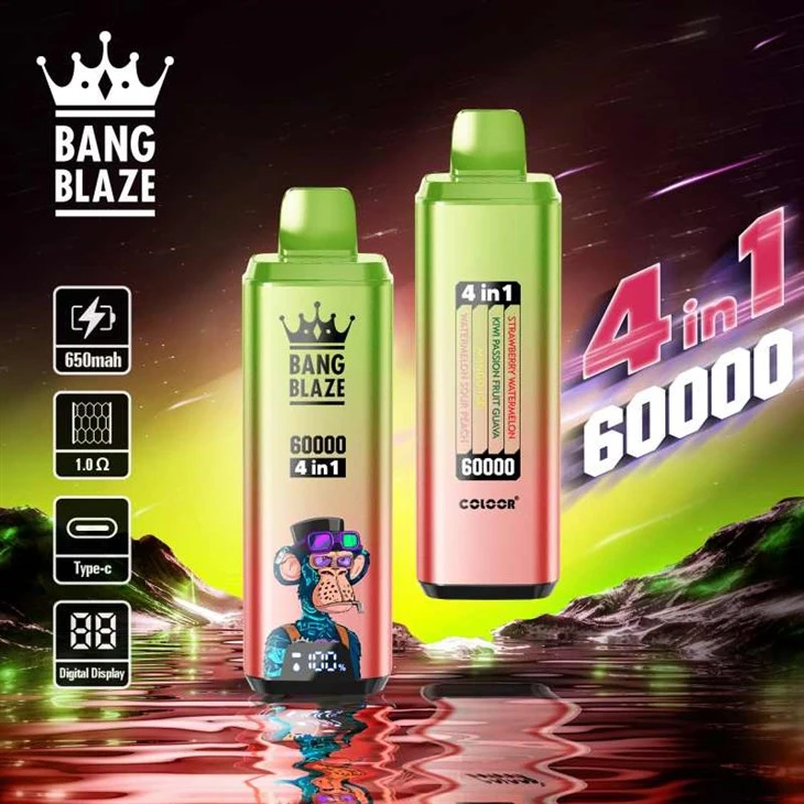 Bang Blaze 60000 Puffs 4 trong 1 Vape Hương vị