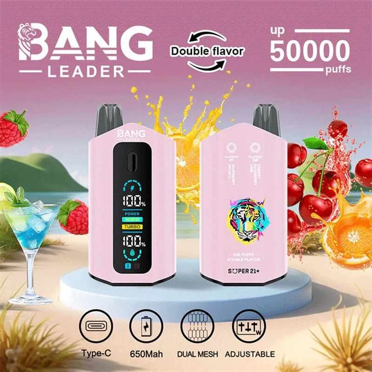 Bang Lãnh đạo 50k Hương vị kép Puff