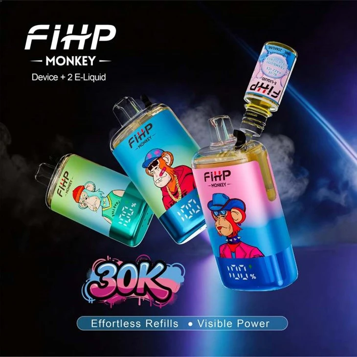 FIHP MONKEY 30000 Puffs TPD có thể nạp lại