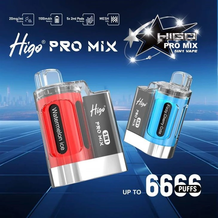 Higo Pro Mix 6666 Puffs 5 trong 1