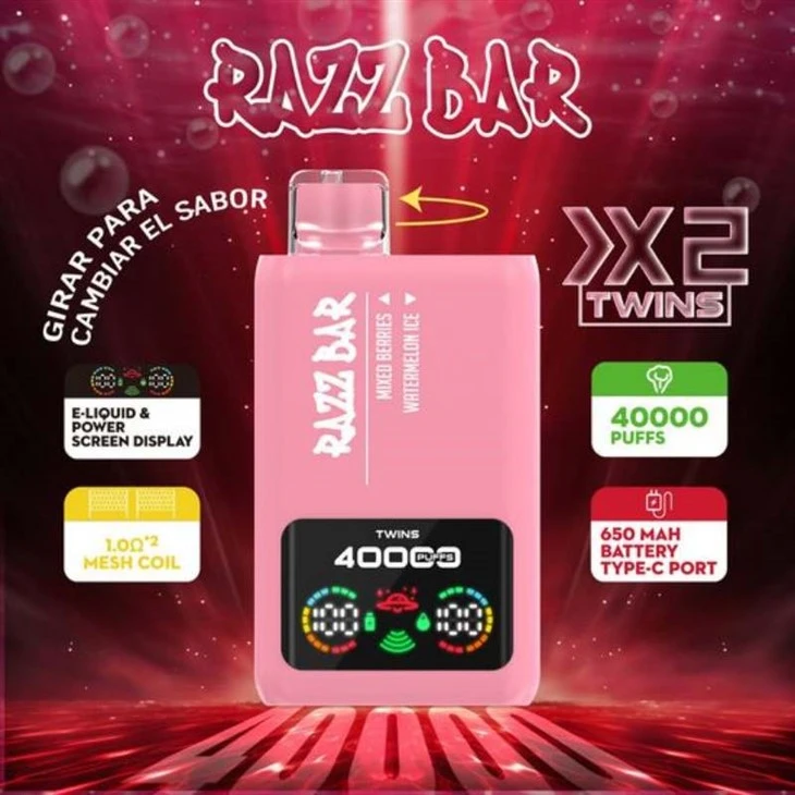 RAZZBAR 40K Hương vị kép
