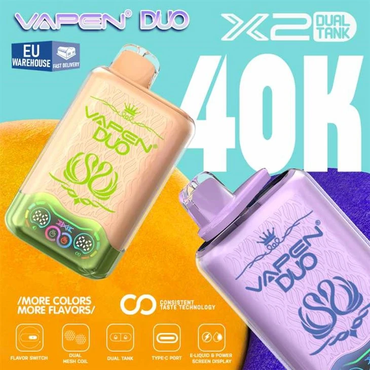 Vapen Duo 40000 Puffs Double Flavors