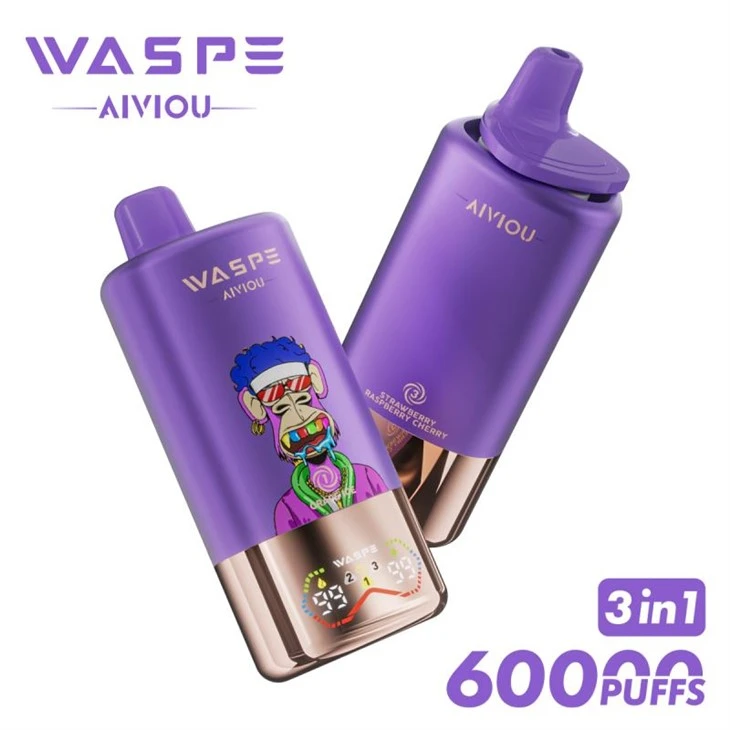WASPE AIVIOU 60000 PUCTS Hương vị ba