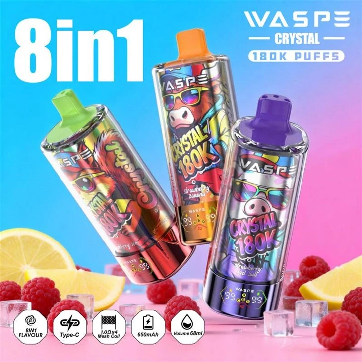 Waspe Crystal 8 trong 1 180K Puffs